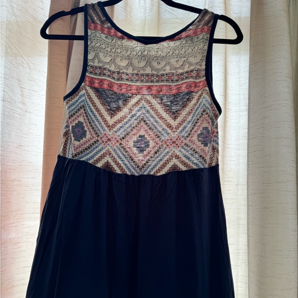 Pick 2 for $15 New with tags. Boho summer navy blue dress. Ladies small. - Picture 3 of 5